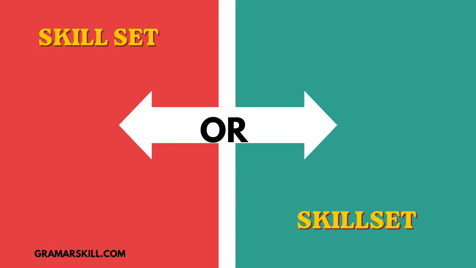 Skill Set or Skillset