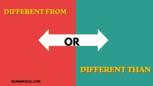 different from or than