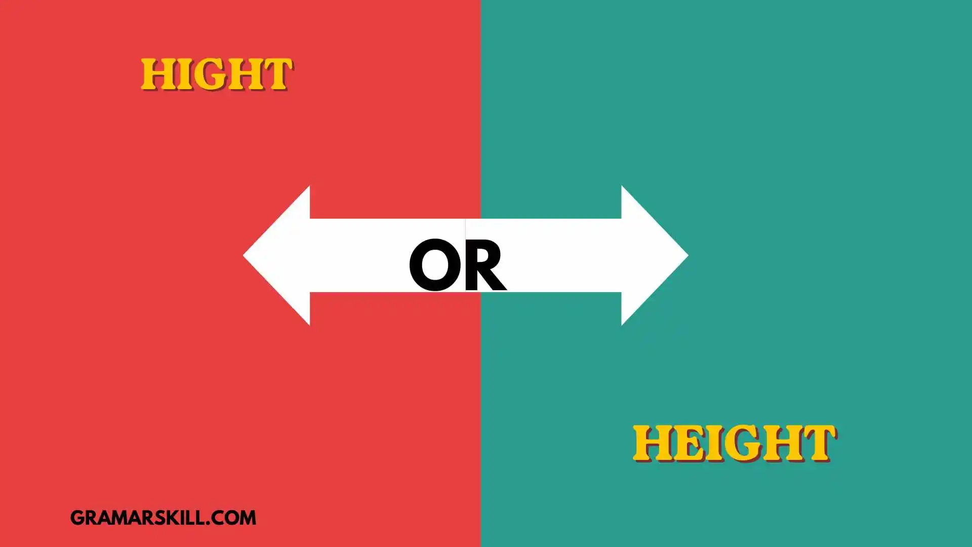 hight or height
