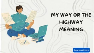 my way or the highway meaning