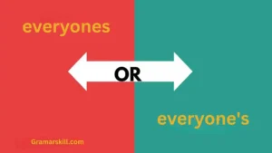 everyones or everyone's